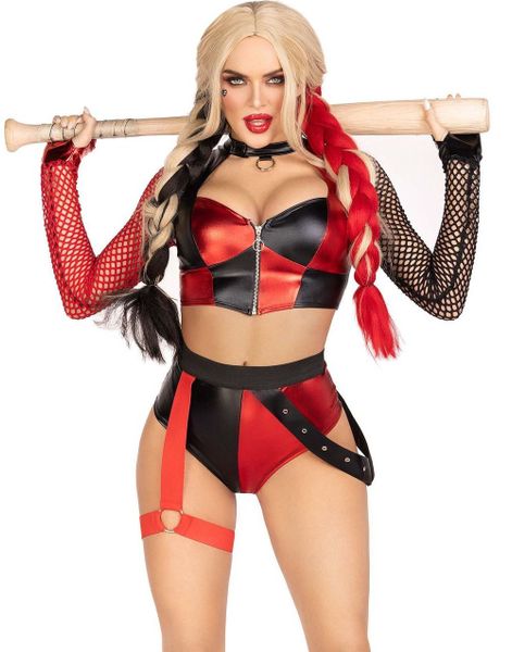 Crime Spree - Harley Quinn Inspirert Damekostyme