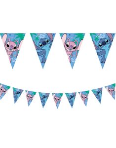Flaggbanner 3,22 Meter - Stitch og Angel
