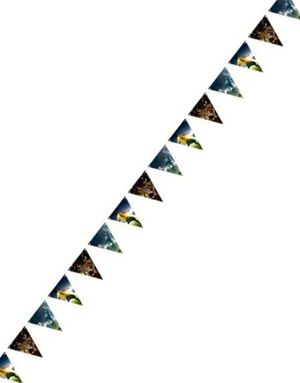 Fotball Flaggbanner 4 Meter - Kick It