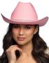 Lys Rosa Cowboyhatt med Stener
