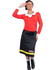 Lisensiert Olive Oyl Kostyme til Dame