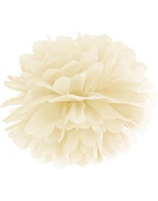 Kremfarget Pom Pom 35 cm