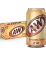 12 stk A&W Cream Soda - Hel Eske 12x355 ml (USA Import)