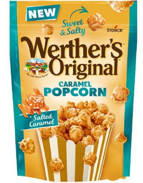 Werthers Original Salted Caramel Popcorn - Popcorn med Salt Karamell 140 gram