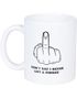 Funny Mug - Finger